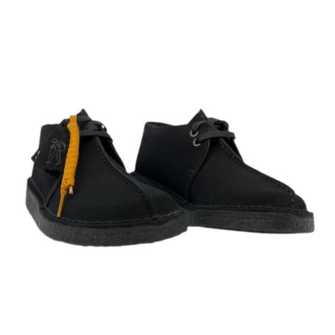 Clarks Desert Trek Black Suede Rennies Shoe Store