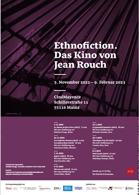 Filmreihe Ethnofictions Das Kino Von Jean Rouch FB 07 Institut