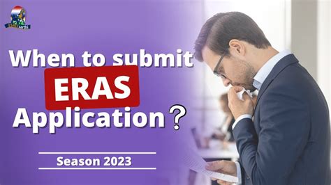 ERAS Application Timeline 2023 Season When To Submit YouTube