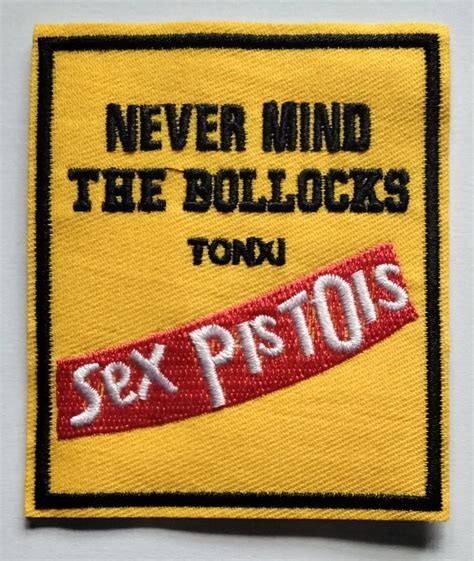 patch embroidered écusson thermocollant Sex Pistols Never Mind The