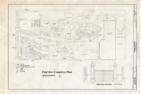 Blueprint Fairview Cemetery Plan Fairview Cemetery 700 Yale