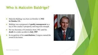 Baldrige Award Amar PPT