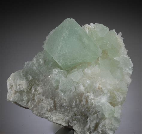 Well Arranged Molecules Mineral Specimen Sold Fluorite On Quartz