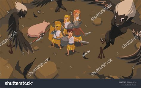 Aeneas Greek Roman Mythology Stock Illustration 2060520290 | Shutterstock