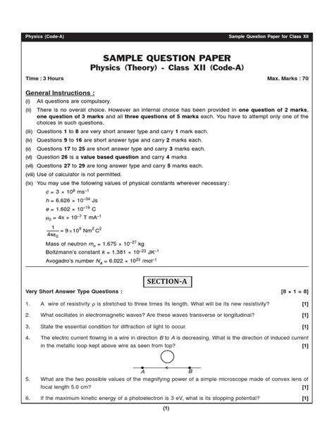 Pdf Cbse Sample Paper Class Xii Physics Dokumen Tips