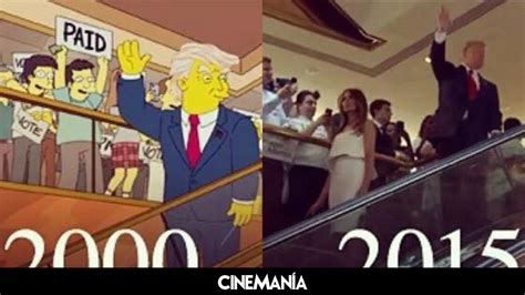 As Predijeron Los Simpson El Ascenso De Donald Trump