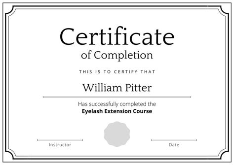 Free Custom Printable Certificate Of Completion Templates Canva