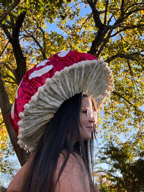 Mushroom Hat Renaissance Cosplay Festival Outfit Rave Etsy