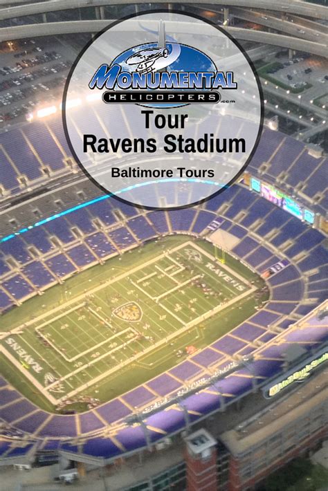 The peek into the Raven's Stadium is one of our favorite views, day or ...