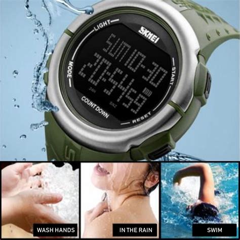 Skmei Multifunction Sport Watch Green Latestgadget