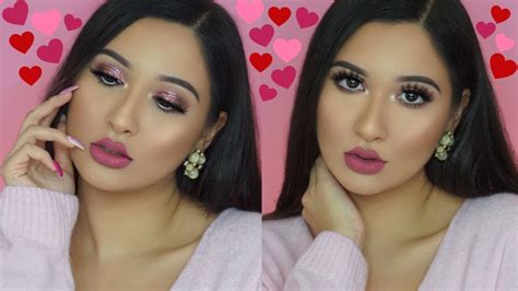 Pink Valentines Day Makeup Tutorial Dania Marie Youtube