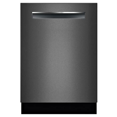 Bosch 800 Series 24 in. Black Stainless Top Control Tall Tub Dishwasher ...