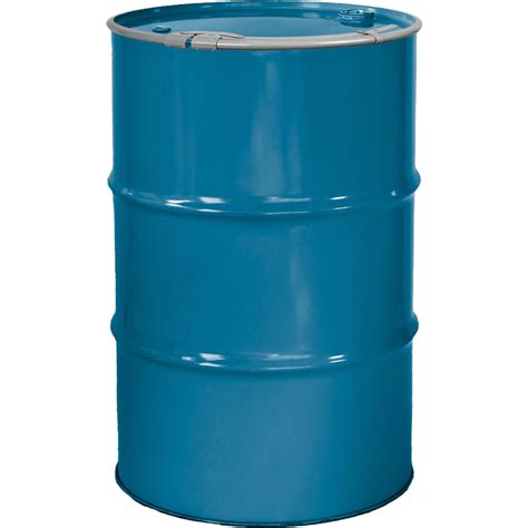 55 Gallon Ashland Blue Steel Drum Reconditioned Unlined