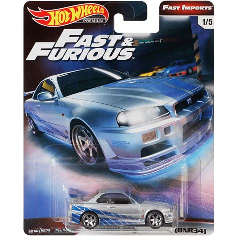 Hotwheels Fast Furious Series Nissan Skyline Gt R Bnr Fast