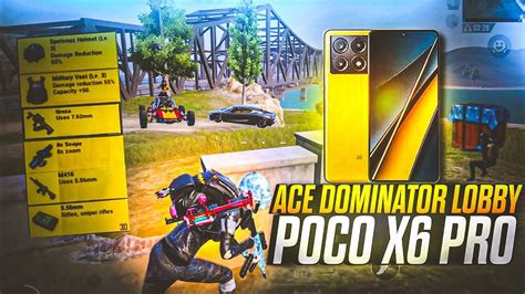 Ace Dominated Lobby Clutches🔥 Poco X6 Pro 5g Bgmi Poco X6 Pro 5g