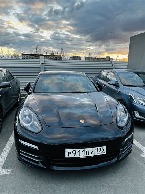 Защитная пленка. Фары и лобовое — Porsche Panamera (1G) 970, 3 л, 2015 ...