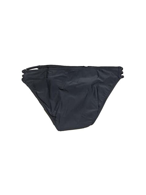 Xhilaration Women S Strappy Side Hipster Bikini Bottoms Black M Ebay