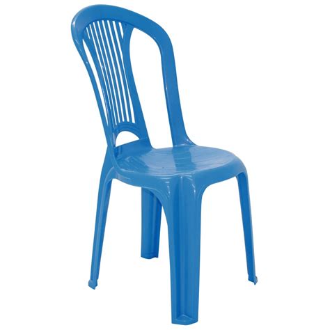 Tramontina Atl Ntida Bistro Chair In Blue Polypropylene Tramontina