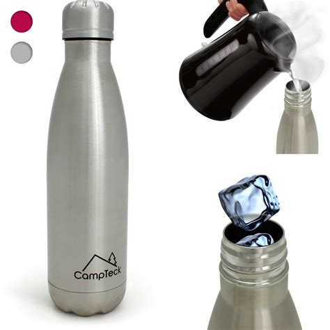 Ml Insulated Stainless Steel Water Bottle Thermal Flask Drinks