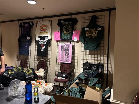 Merch table from this tour : r/TheFrontBottoms