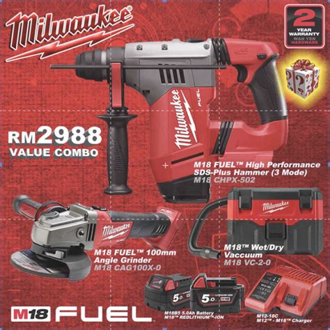 Milwaukee M Chpx Fuel High Performance Sds Plus Hammer Mode