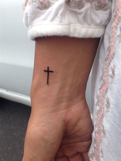 Cross Wrist Tattoos For Men