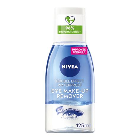 Nivea Eye Make Up Remover Double Effect 125ml The Warehouse