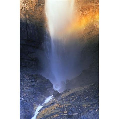 Posterazzi A Scenic Waterfall Takakkaw Falls Yoho National Park British