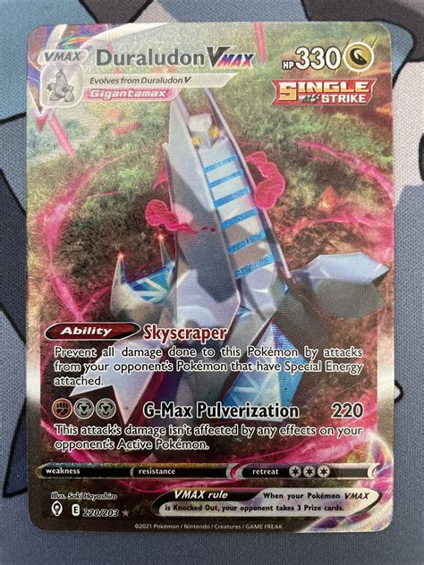 Pokemon Tcg Duraludon Vmax Alternate Art Evolving Skies Nm Values Mavin