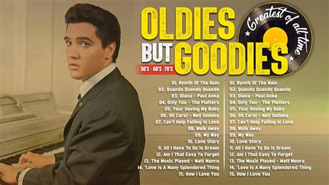 Greatest Hits Of 50s 60s 70s Oldies But Goodies Elvis Presley Andy