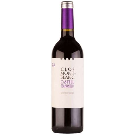 Clos Montblanc Castell Tempranillo Vino Tinto Vino Quierovinos