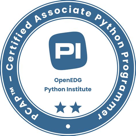 Pcap Pcap Certified Associate Python Programmer Credly