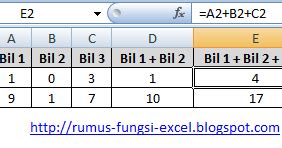 Rumus Fungsi Excel Rumus Dasar Excel