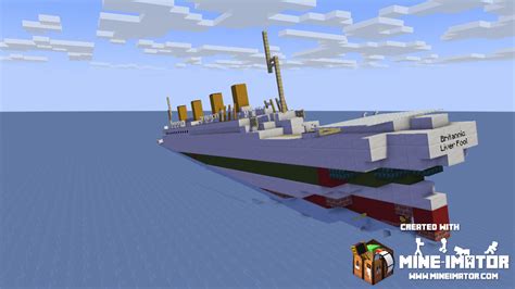 Minecraft : Britannic is sinking by Stevenafc11 on DeviantArt