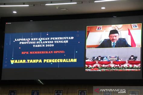 Bpk Temukan Permasalahan Laporan Keuangan Pemprov Sulteng Anggaran 2021