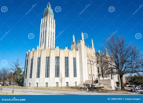 Boston Avenue United Methodist Church In Tulsa Ok Editorial Stock