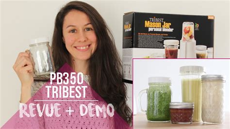 TRIBEST Personal Blender PB 350 Démo Revue 4 recettes vegan YouTube