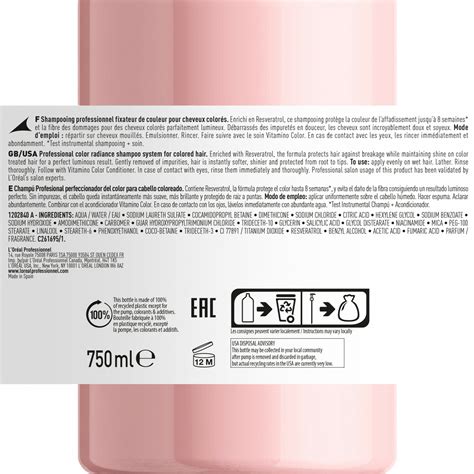 L'Oréal Professionnel Paris Serie Expert Vitamino Color Shampoo 750ml