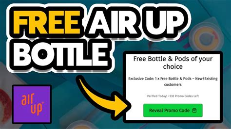 Brand New Air Up Discount Codes Grab A Free Bottle Air Up Promo