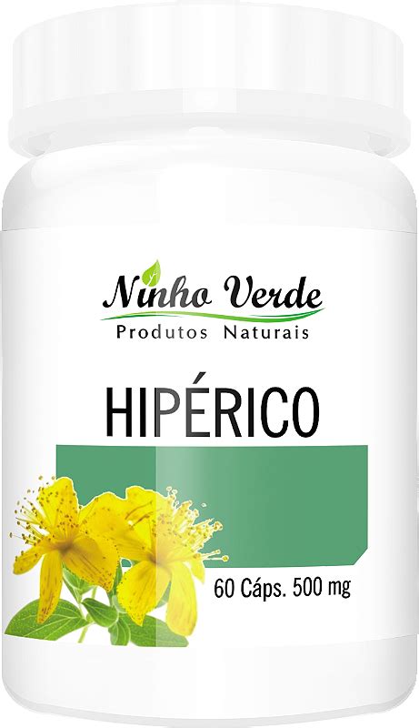 HIPÉRICO 500MG 60 CÁPSULAS NINHO VERDE Armazém Santa Helena Grãos