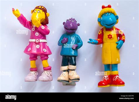 Tweenies Milo, Bella and Fizz characters toys Stock Photo: 77869857 - Alamy