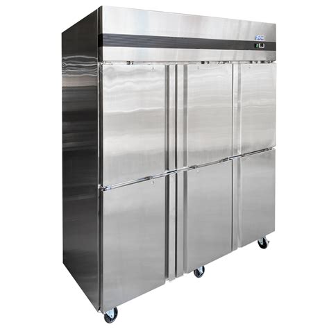 Magnet Doors Upright Chiller Freezer With Blower System F C