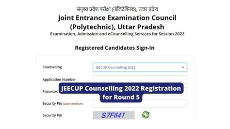 Jeecup Counselling 2022 Registration For Round 5 Ends Today Up Jee