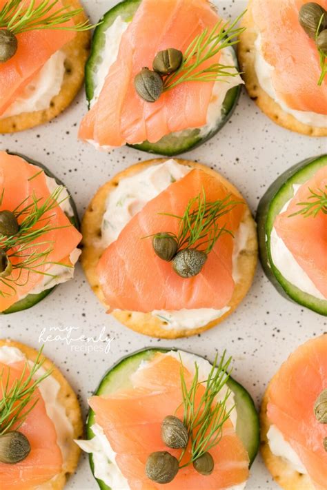 Smoked Salmon Appetizer Bites My Heavenly Recipes