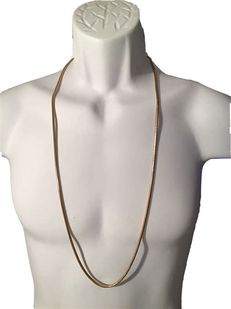 Snake Serpentine Chain Sarah Coventry Designer Neckla Gem