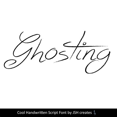 Ghosting Font