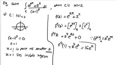 Solve Integration By Using Residue Theorem Complex Integral