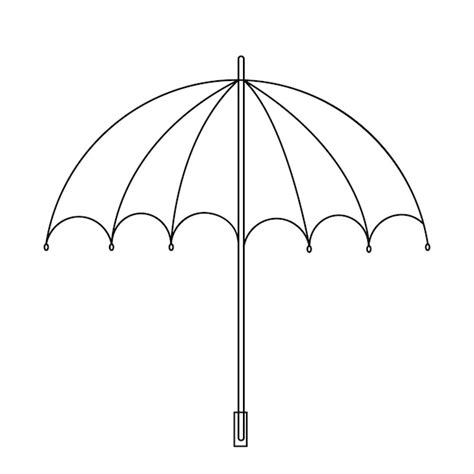 Regenschirm Vorlage Vektoren Und Illustrationen Zum Kostenlosen