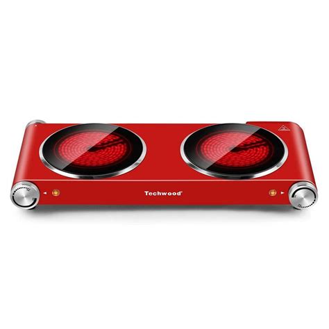 Reviews For Elexnux Portable 2 Burner 76 In Red Infrared Ceramic