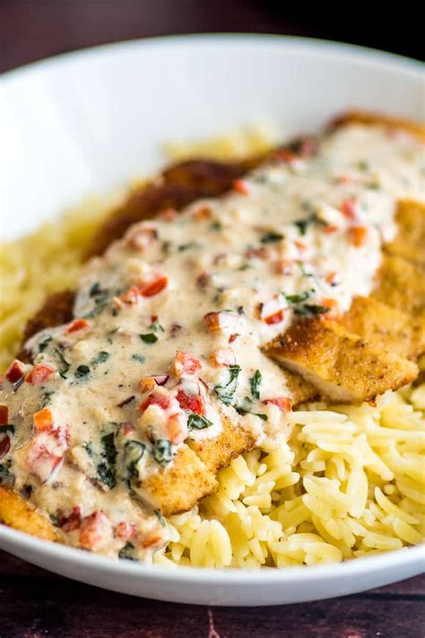 Easy Chicken in Cream Sauce for Two - Baking Mischief